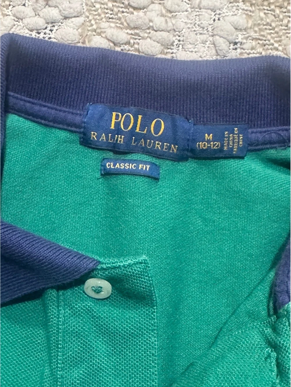 Polo Ralph Lauren boys' mesh polo shirt Medium (10/12)